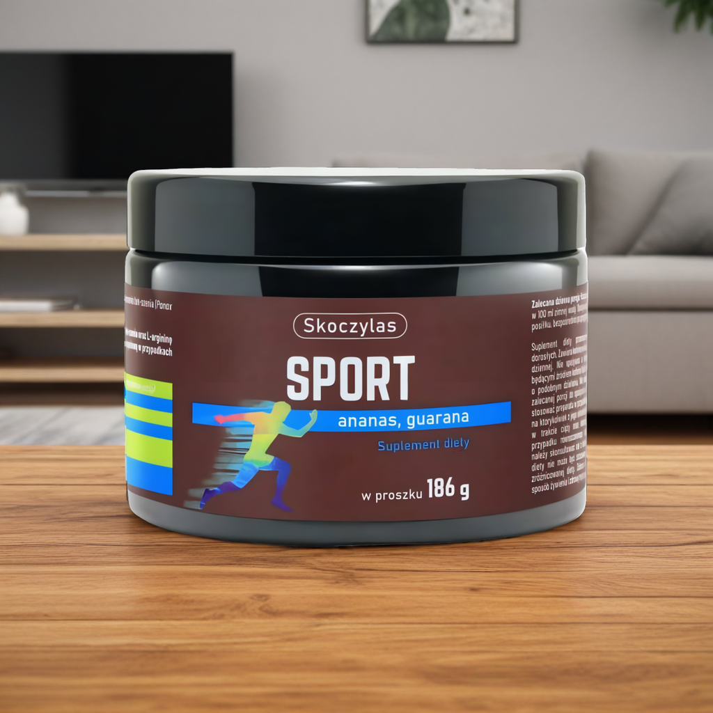 SPORT na bazie Ananasa i Guarany bez cukru Skoczylas - 186 g