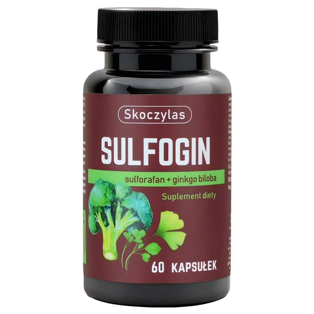 Sulfogin sulforafan + ginkgo biloba Skoczylas - Ekstrakt z kiełków brokuła - 60 kapsułek