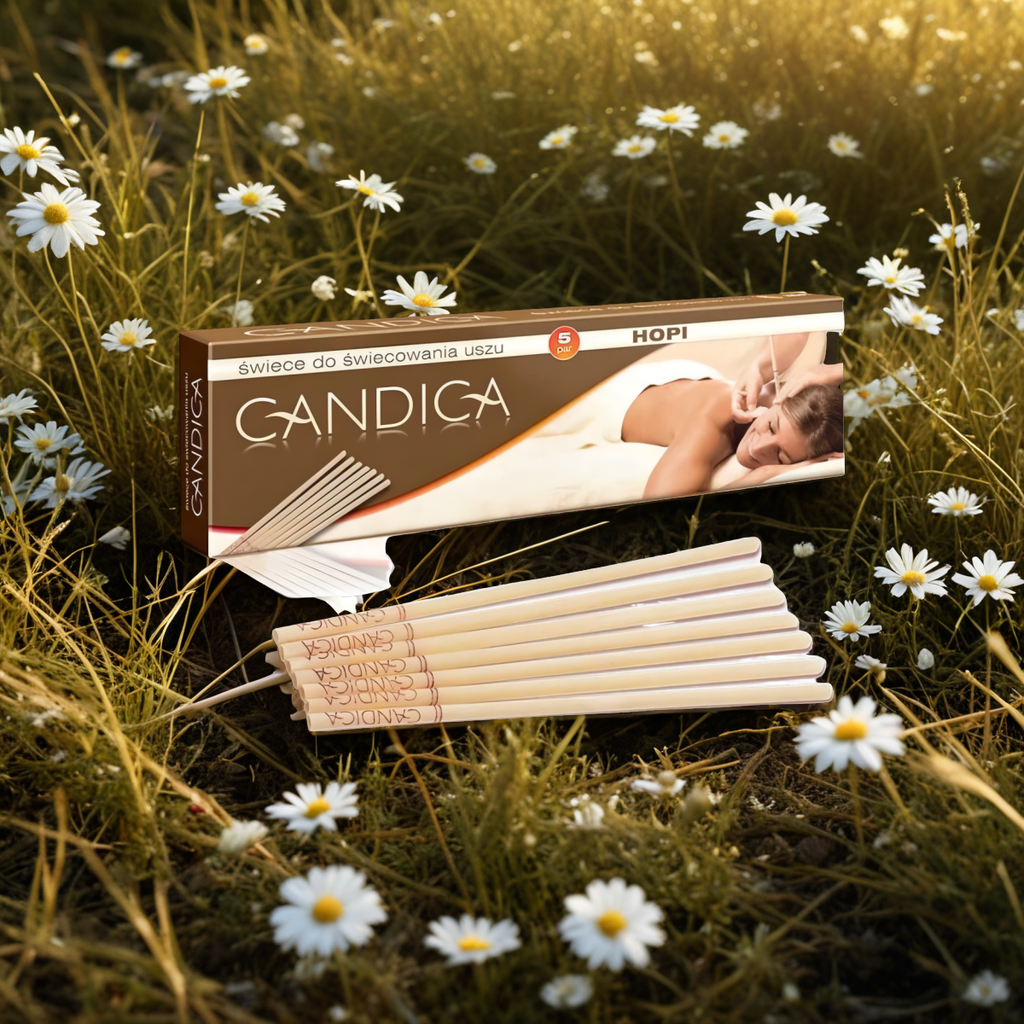 Świece do świecowania uszu Candica HOPI Aura Herbals - 5 par