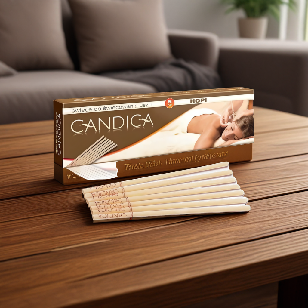 Świece do świecowania uszu Candica HOPI Aura Herbals - 5 par