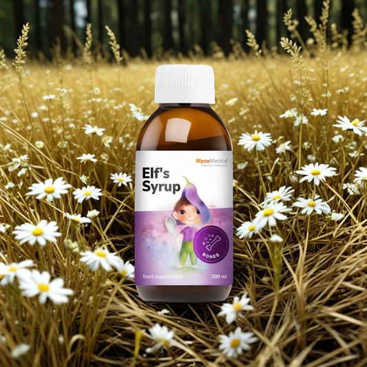 Syrop Elfi dla dzieci MycoMedica - Mocne kości i większa odporność - 200 ml