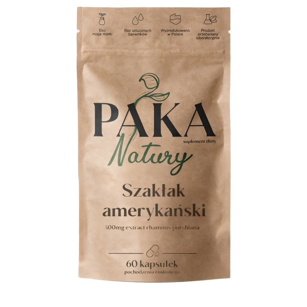 Szakłak Amerykański Paka Natury - Oczyszczanie jelit - 60 kapsułek