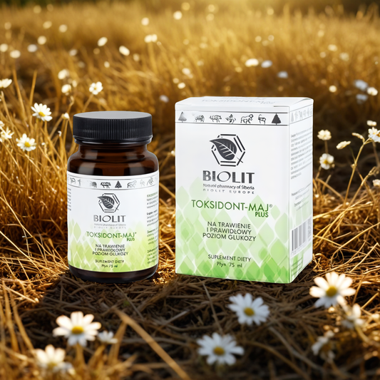 Toksidont Maj Plus BIOLIT - Wspiera trawienie i prawidłowy poziom glukozy - 75 ml