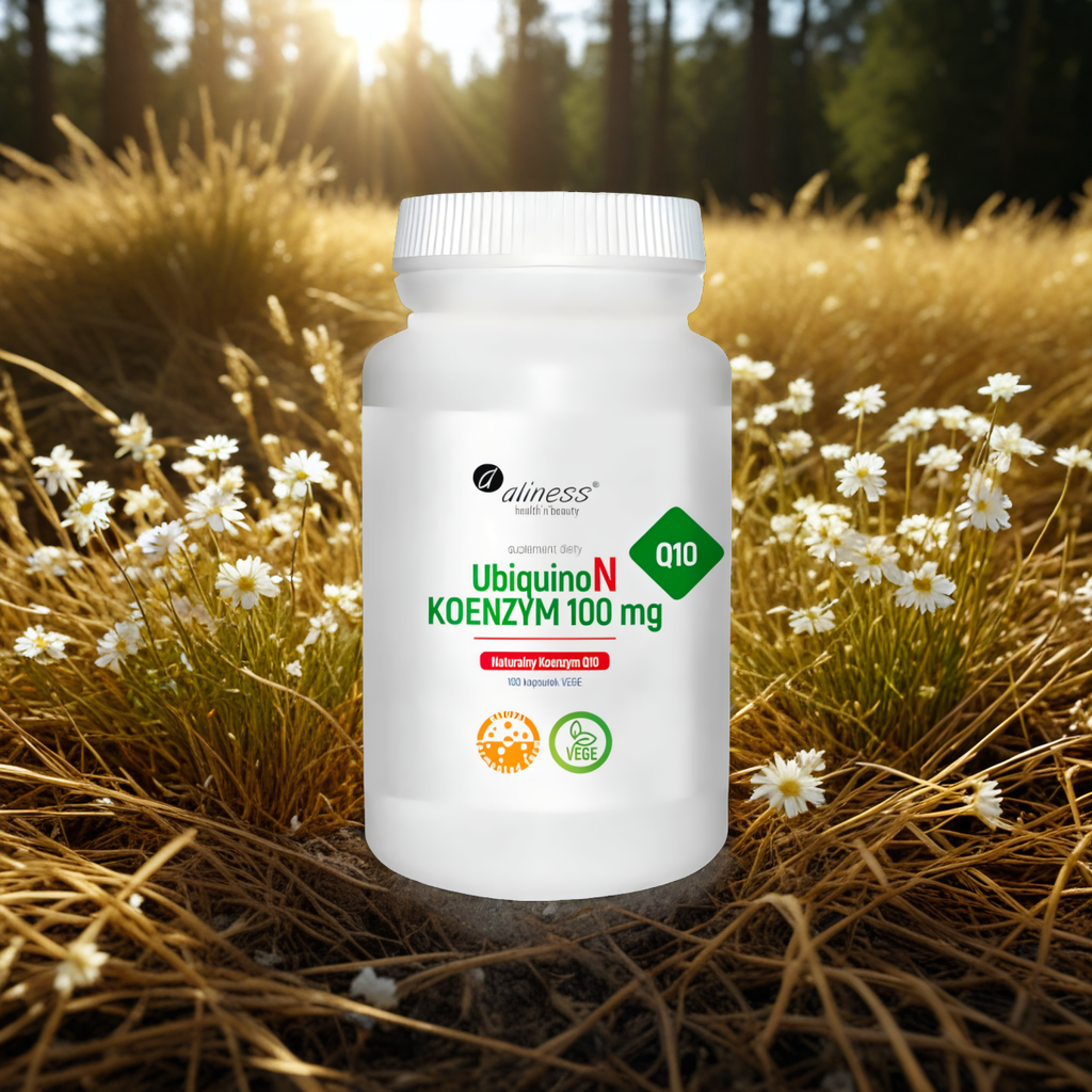 UbiquinoN Naturalny Koenzym Q10 100 mg Aliness - 100 kapsułek