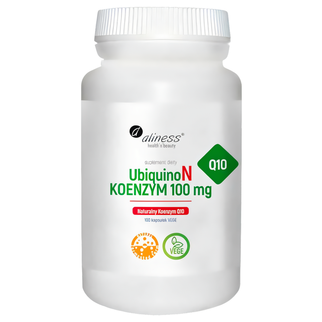 UbiquinoN Naturalny Koenzym Q10 100 mg Aliness - 100 kapsułek