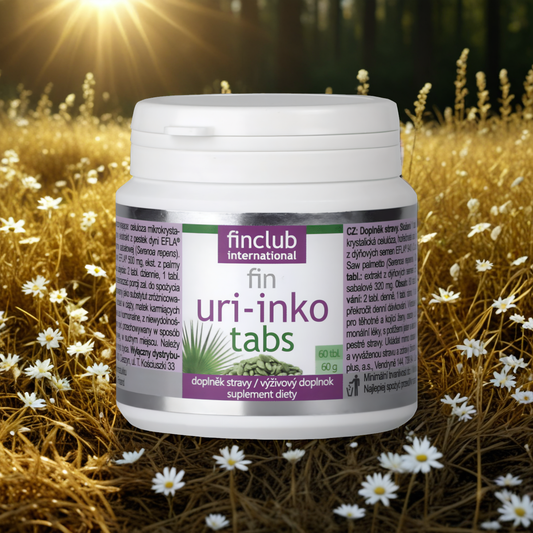 Uri-inko tabs Finclub - Ekstrakty z pestek dyni i owoców palmy sabałowej - 60 tabletek