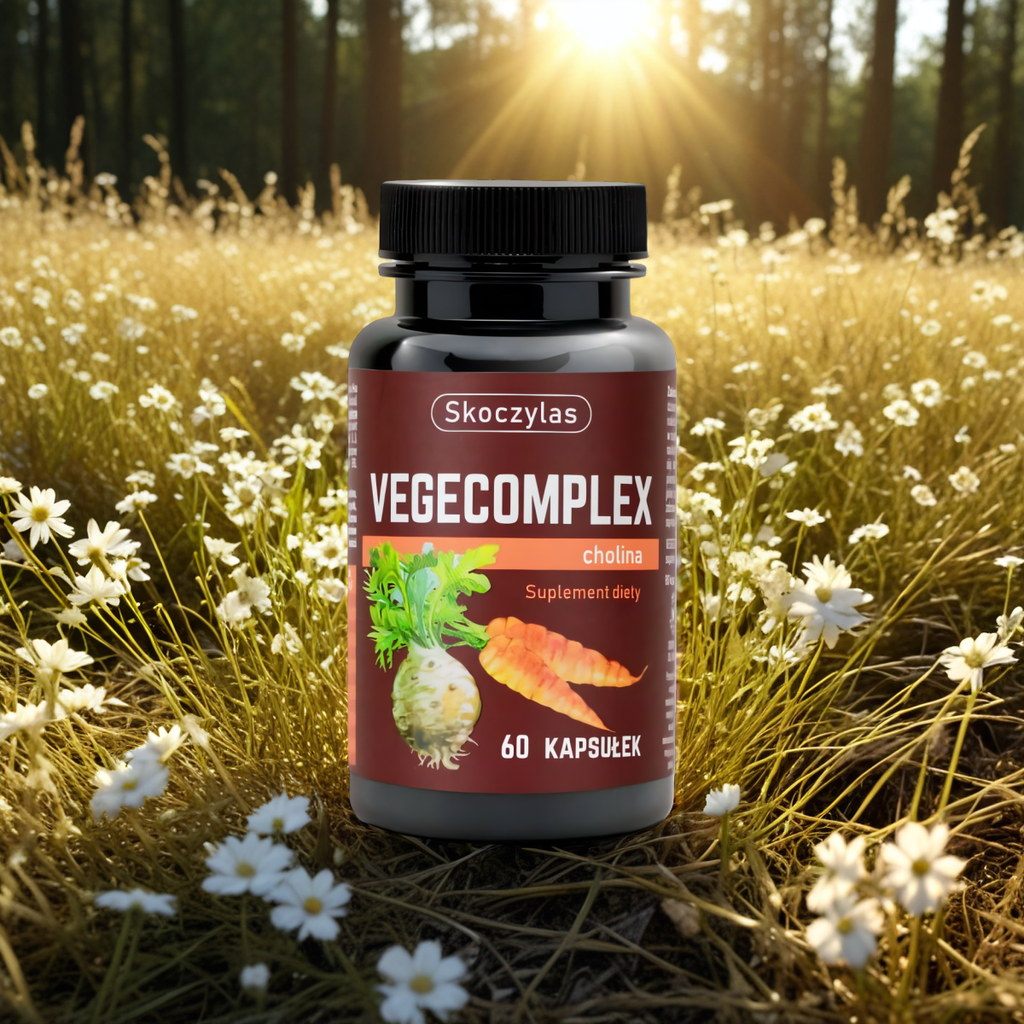 Vegecomplex Cholina Witaminy i minerały Skoczylas - 60 kapsułek