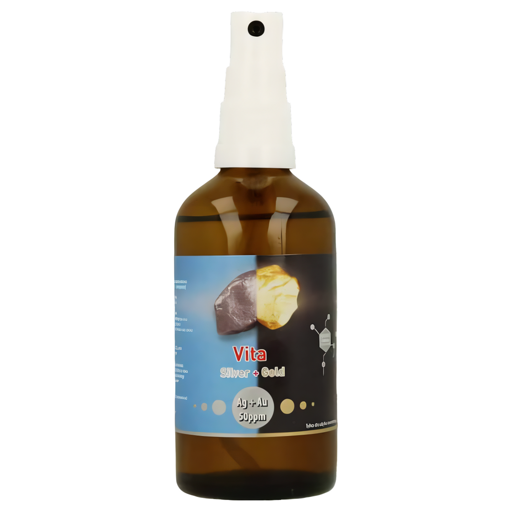 Vita Silver + Gold Ag + Au 50 ppm niejonowe srebro i złoto koloidalne w sprayu - 100 ml