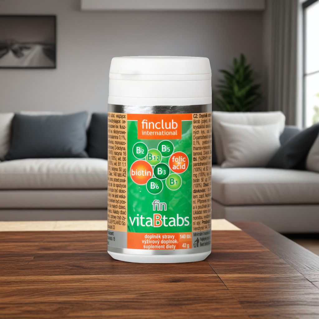 VitaBtabs Finclub - Źródło kwasu foliowego i witamin z grupy B - 140 tabletek