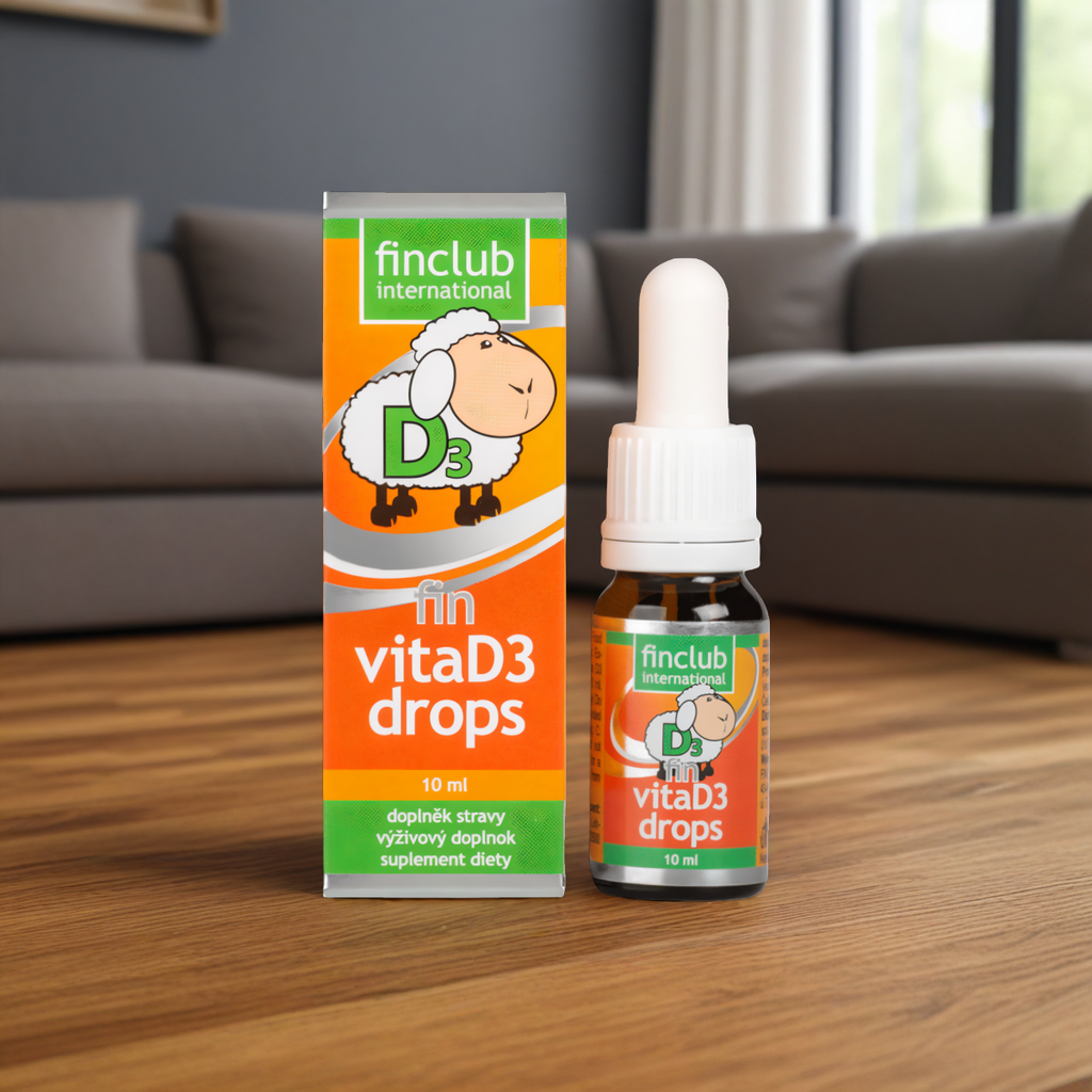 VitaD3 drops Finclub - Źródło witaminy D3 - 10 ml