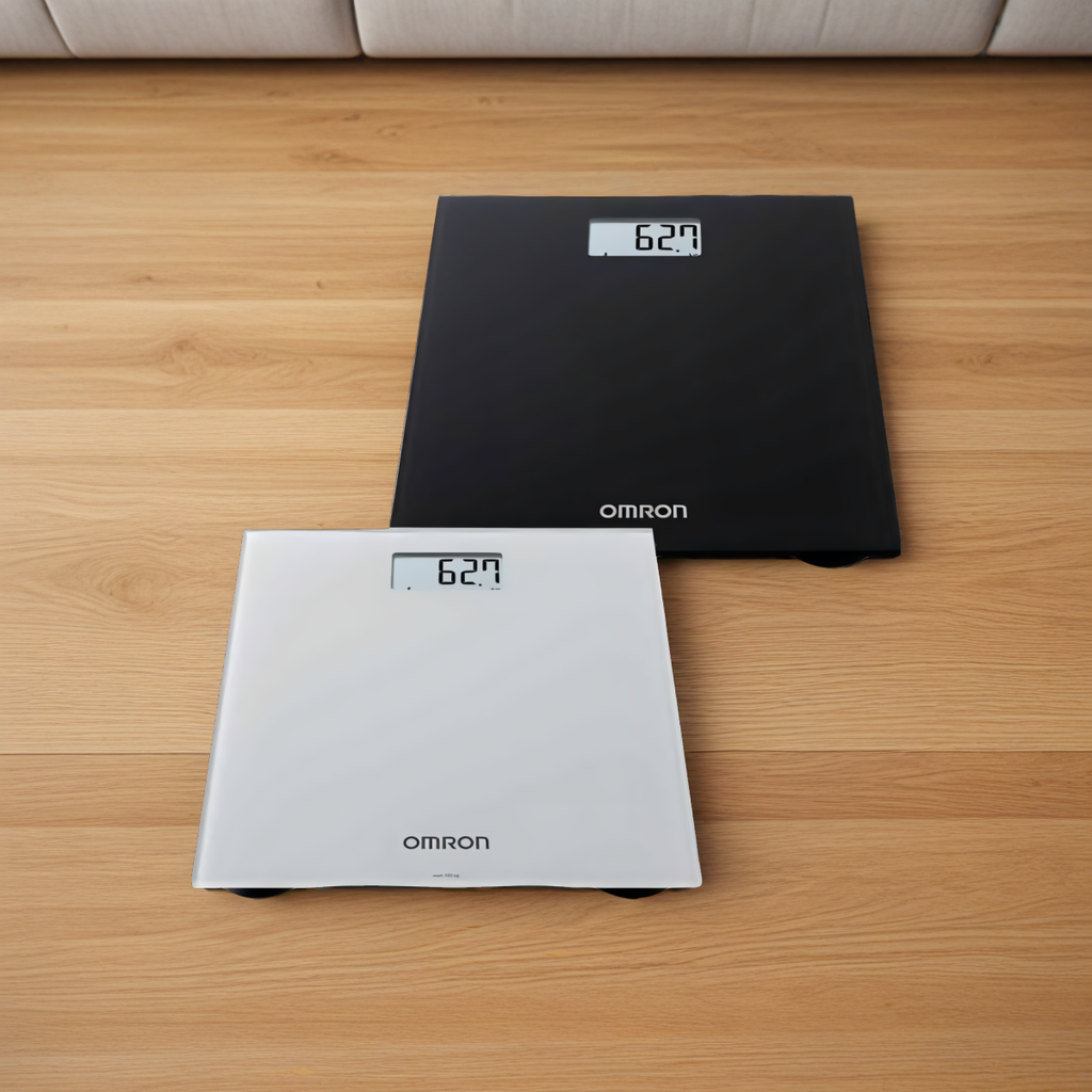 Waga łazienkowa OMRON Intelli IT HN-300T2 z modułem Bluetooth Szara i czarna (Kolor: szara)