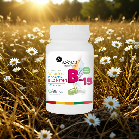Witamina B Complex B-15 Methyl Aliness – 100 kapsułek