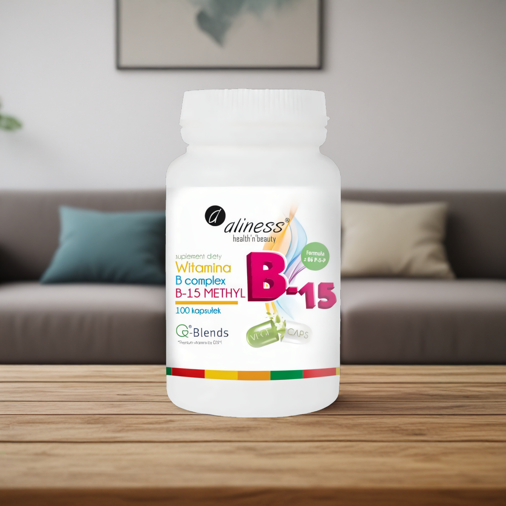 Witamina B Complex B-15 Methyl Aliness – 100 kapsułek