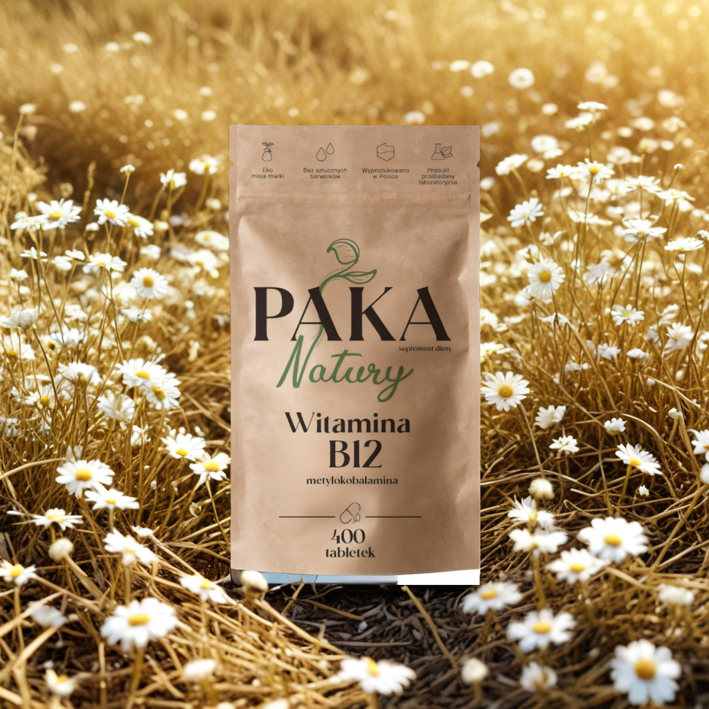 Witamina B12 Paka Natury - Wsparcie organizmu - 400 tabletek