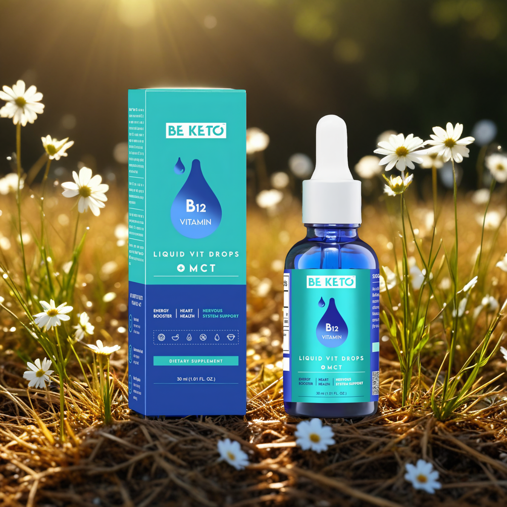 Witamina B12 z olejem MCT w kroplach BeKeto - 30 ml