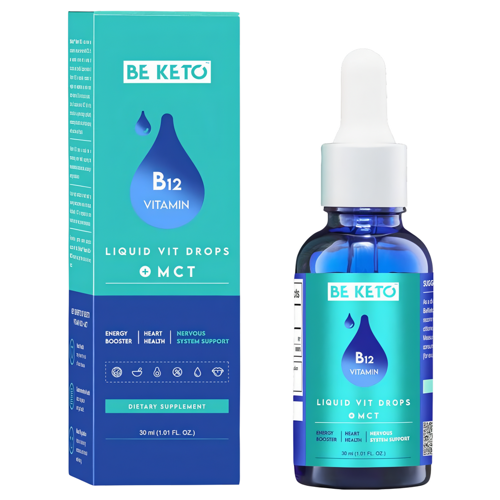 Witamina B12 z olejem MCT w kroplach BeKeto - 30 ml