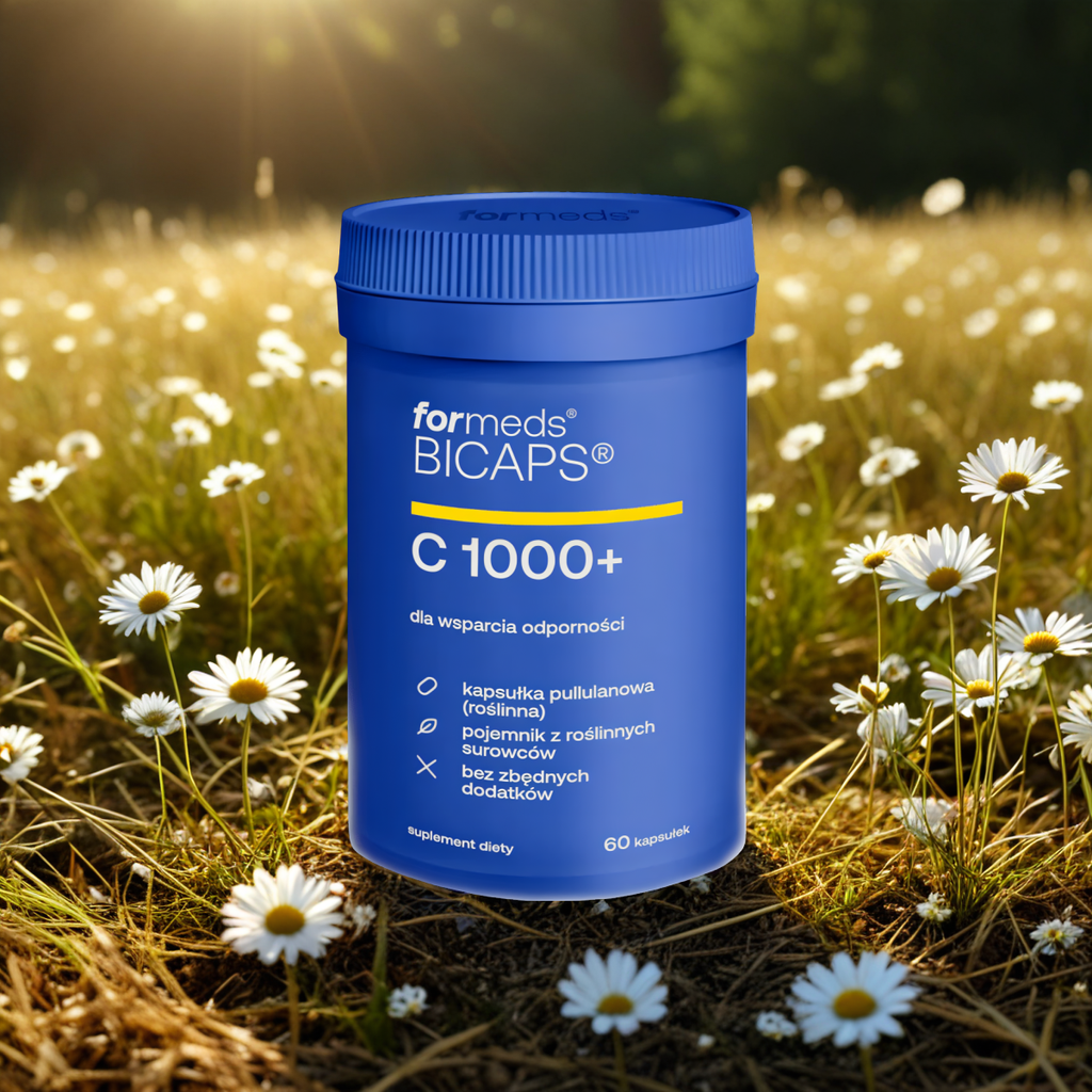Witamina C 1000 Formeds Bicaps - Dla wsparcia odporności - 60 kapsułek