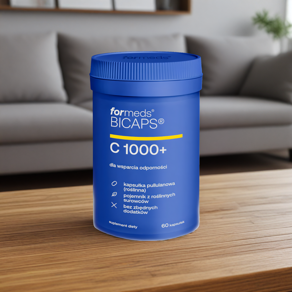 Witamina C 1000 Formeds Bicaps - Dla wsparcia odporności - 60 kapsułek