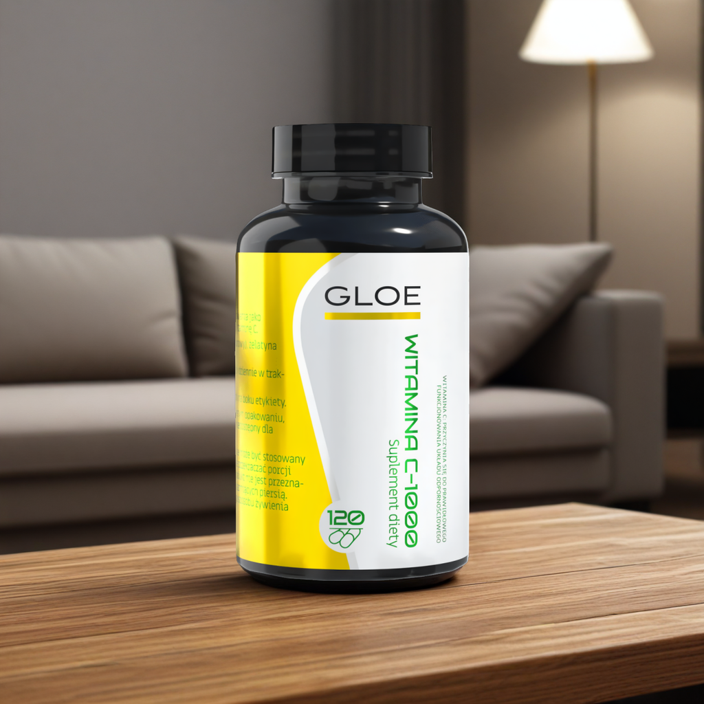 Witamina C 1000 Gloe - Wsparcie odporności - 120 kapsułek