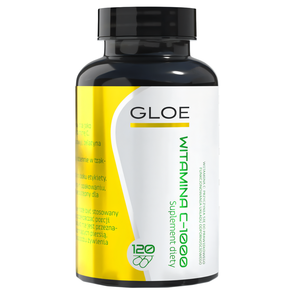 Witamina C 1000 Gloe - Wsparcie odporności - 120 kapsułek