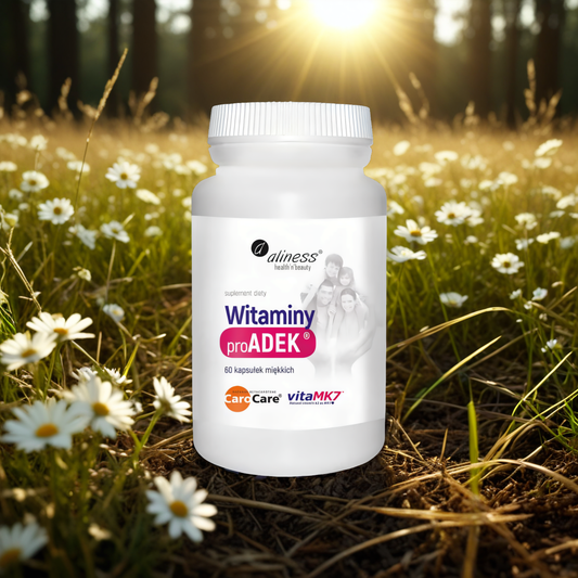 Witaminy proADEK VitaMK7 Aliness - 60 kapsułek miękkich