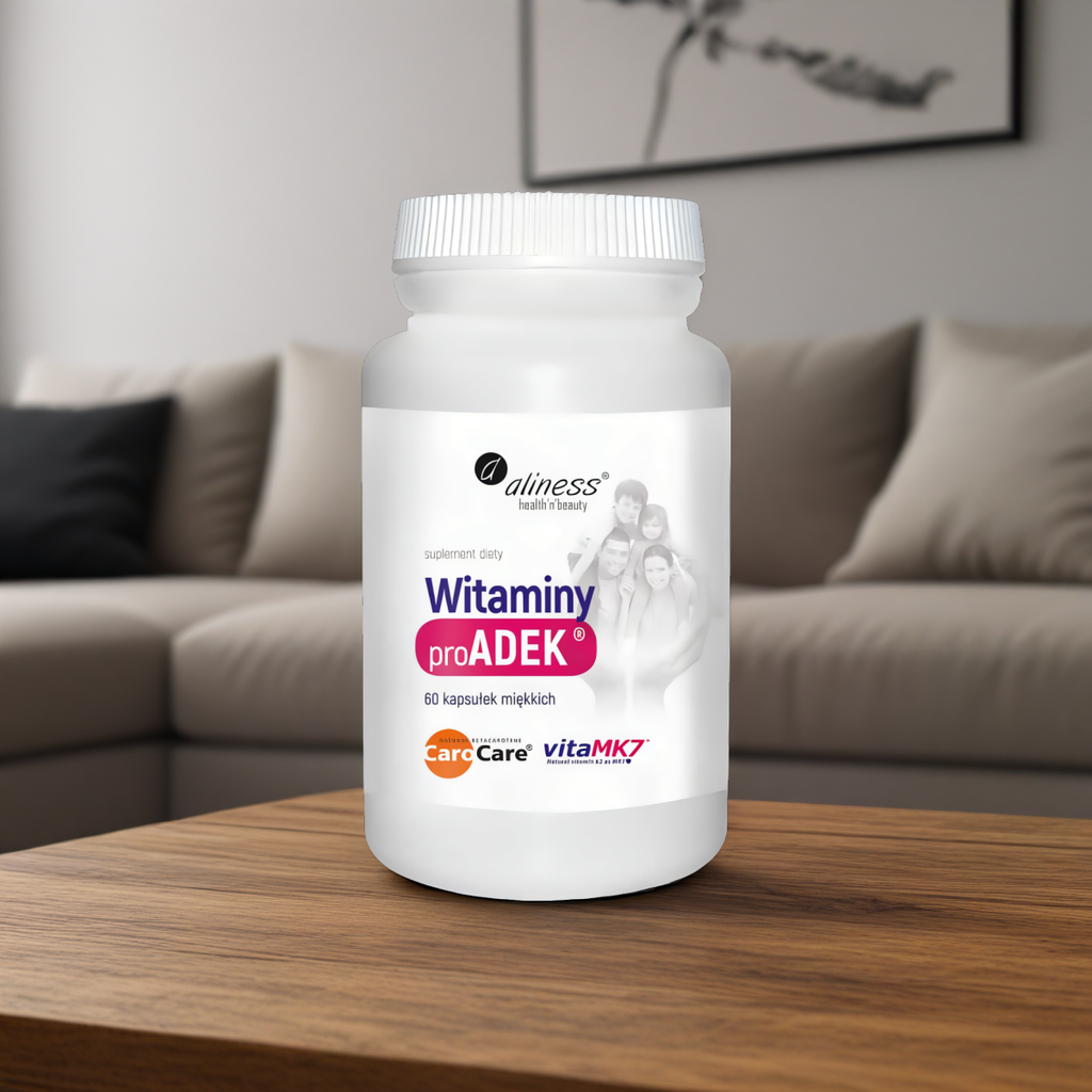 Witaminy proADEK VitaMK7 Aliness - 60 kapsułek miękkich