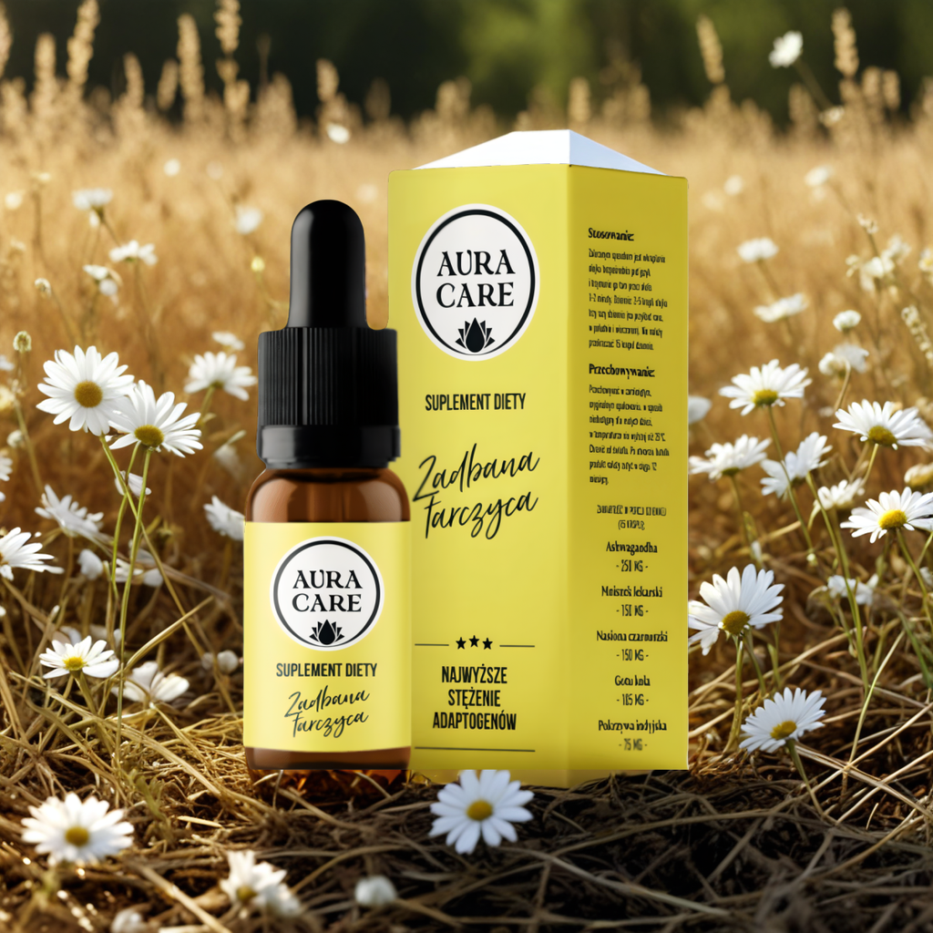 Zadbana tarczyca AURA CARE - Naturalne wsparcie tarczycy - 10ml, około 300 kropli