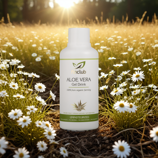 Żel aloesowy do picia Aloe Vera Finclub - Z miąższu z wnętrza świeżych liści - 530 ml