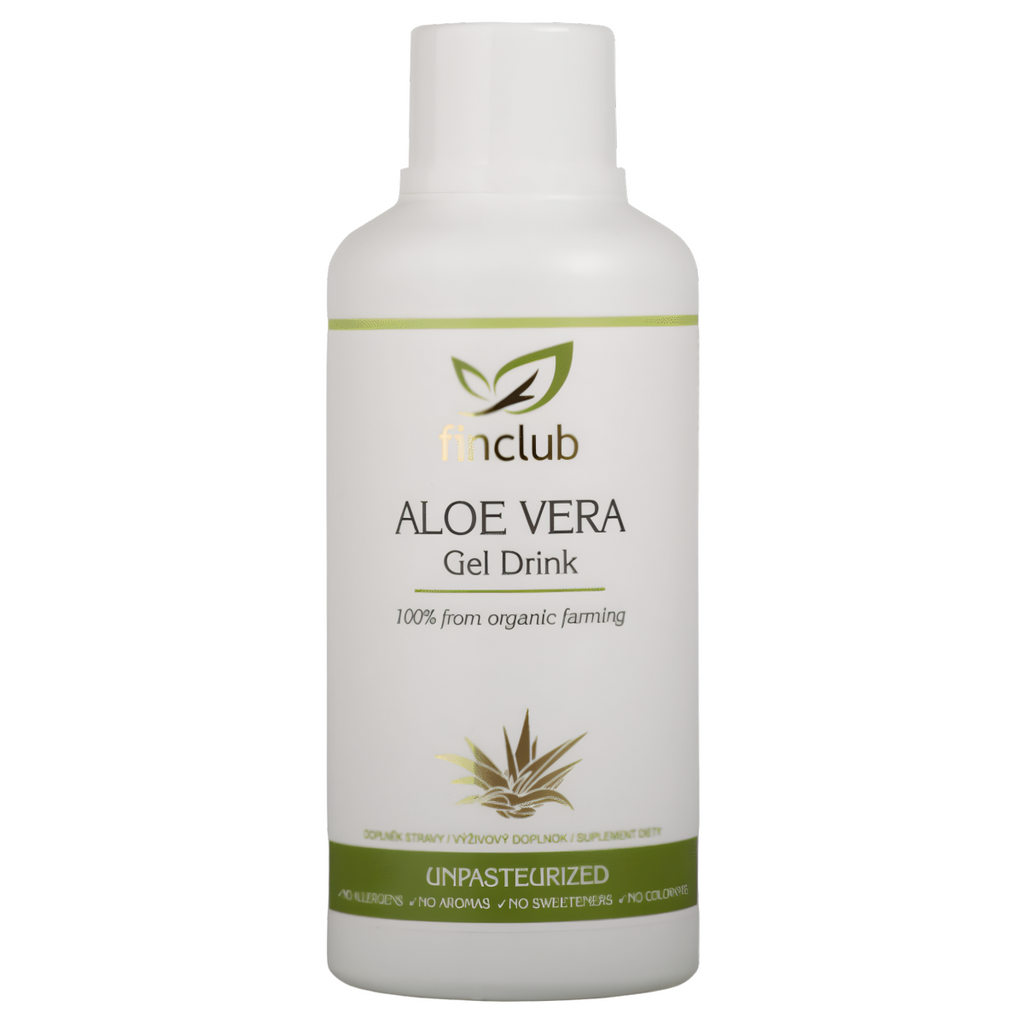 Żel aloesowy do picia Aloe Vera Finclub - Z miąższu z wnętrza świeżych liści - 530 ml