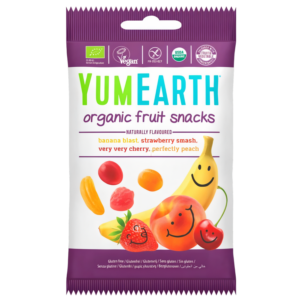 Żelki owocowe bez żelatyny EKO Fruit Snacks YumEarth - 50 g