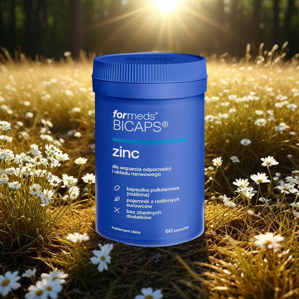 Zinc Formeds Bicaps - Dla wsparcia odporności i układu nerwowego - 60 kapsułek